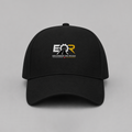 Engineer On Road Black Cotton Cap for Engineers & Creators